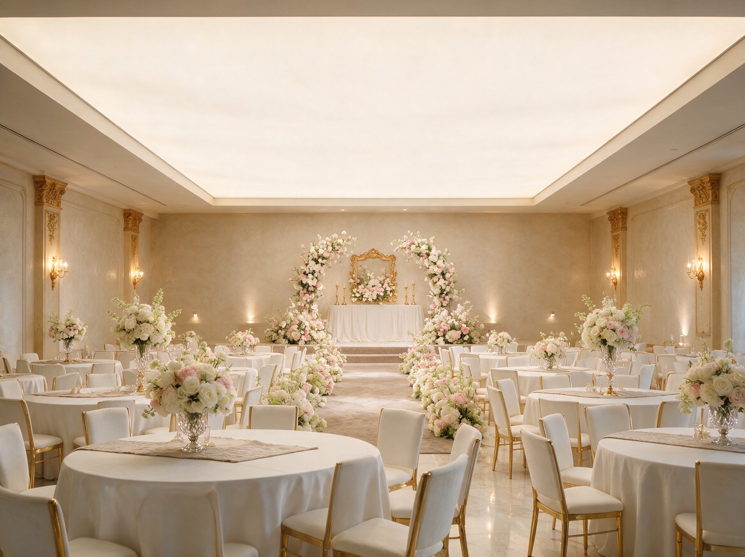 Banquet Halls stretch ceiling