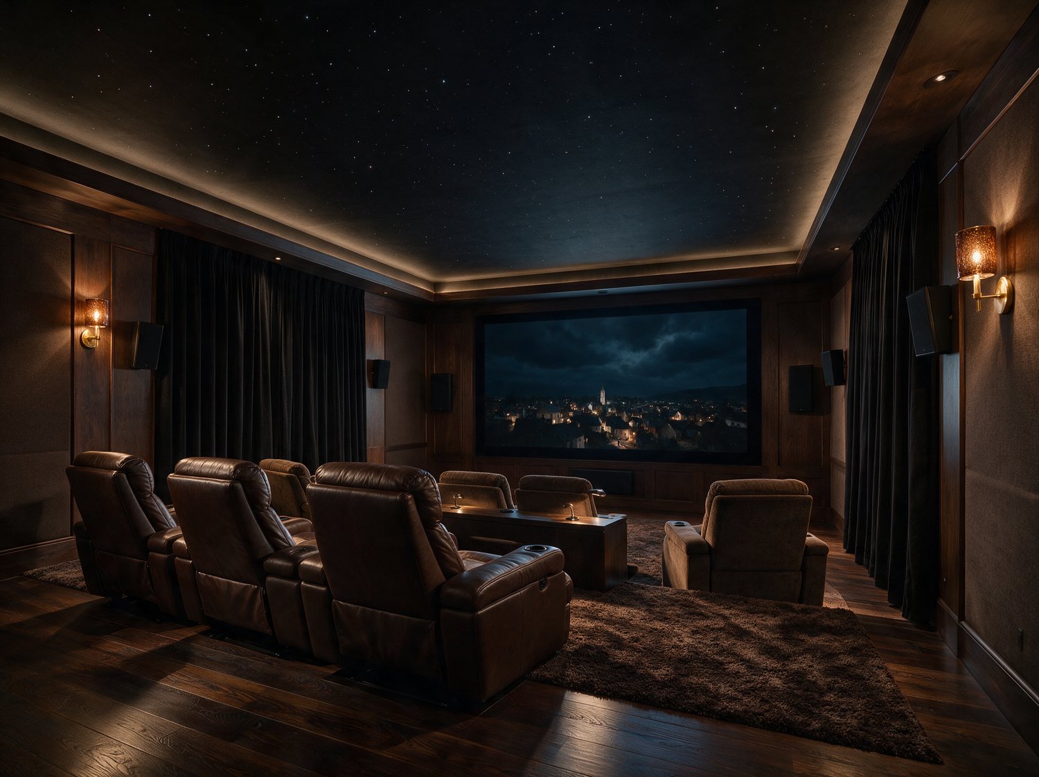 Home Theaters stretch ceiling