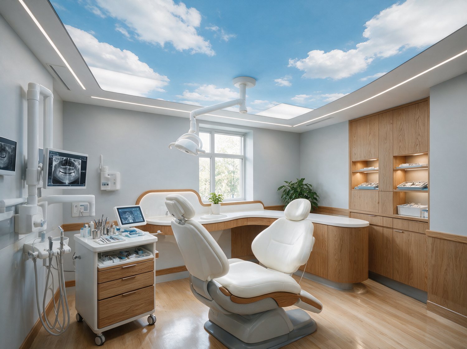 Medical Clinics & Dental Offices stretch ceiling