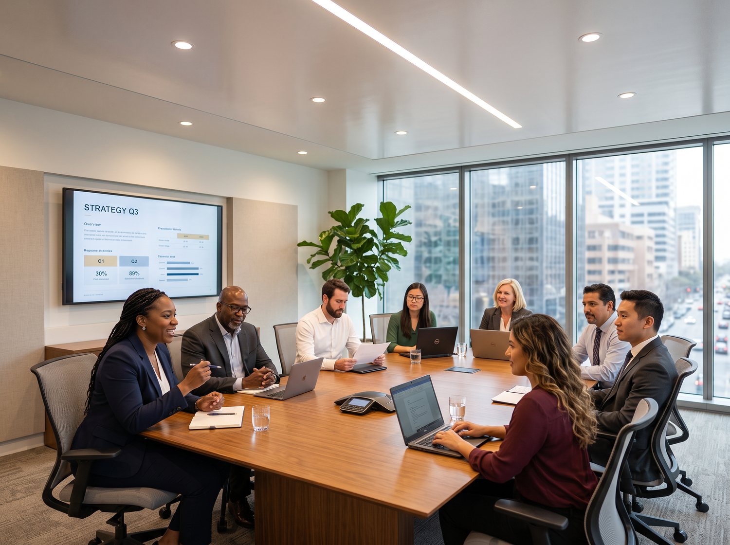 Offices & Conference Rooms stretch ceiling